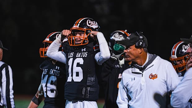 Los Gatos football celebration file 1 by Ethan Barnickel-LNN Designs